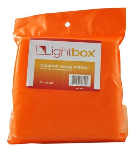 Cleanse Wipes X50 Toallitas De Limpieza Uñas Gel Lightbox