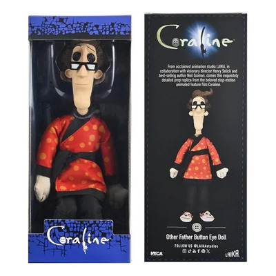 Muñeca Coraline De Neca Otro Padre Con Ojos De Botón 25 Cm | Envío gratis
