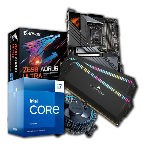 Combo Actualización Intel I7 13700f + 32gb + Z690 Aorus 