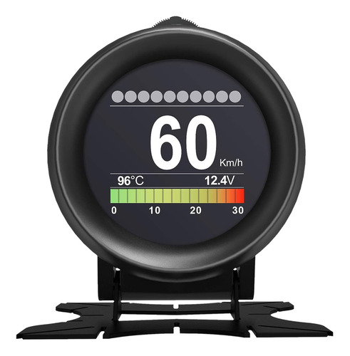 Tela Obd Com Display Velocímetro Universal X60 Hud