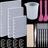 ~? Kits De Moldes Para Cuadernos De Resina Willbond De 26 Pi