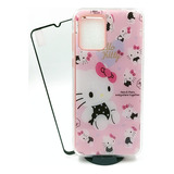 Case Hello Kitty + Mica Cristal Para Motorola G53 5g