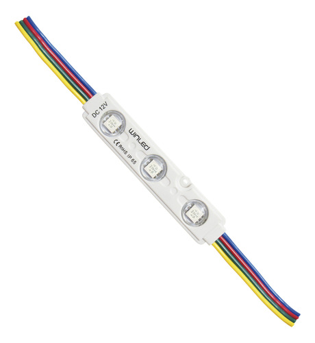 Modulo 3 Leds Smd 5050 Exterior Rgb Wmo-001