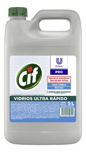 Cif Vidrios Multi Uso Profesional 5l