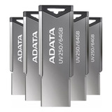 Kit 5 Memoria Usb 16 Gb Adata Uv250 Auv250-16g-rbk 2.0