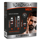 Kit Crecimiento De Barba Y Bigote 3 Pasos Torongia Men