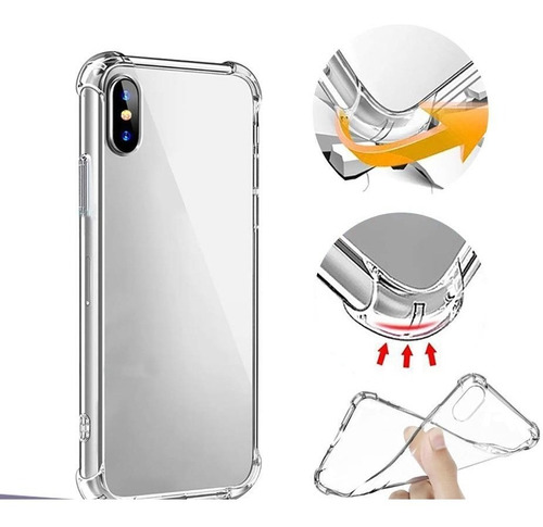 Capa Case Anti Impacto Transparente Para iPhone XR