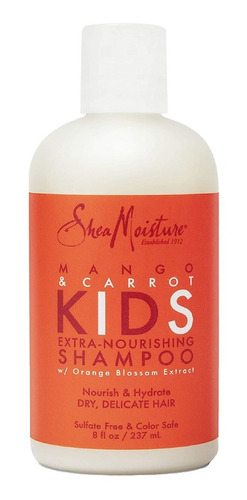  Shampoo Para Niños Mango-zanahoria Sheamoisture 237ml