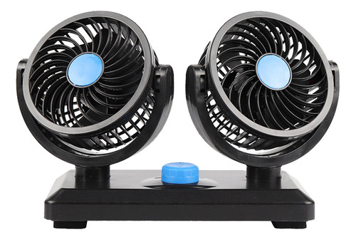 Ventilador Eléctrico Para Coche De 12 V, Giratorio De 360 Gr