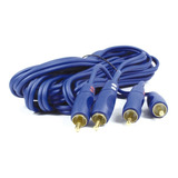 Cable Audio 2rca A 2rca 6m Azul