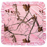 Manta Para Bebé Carstens Realtree Ap, Rosa, 34 X 34