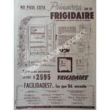 Cartel Retro Refrigerador Frigadaire 1957 /6