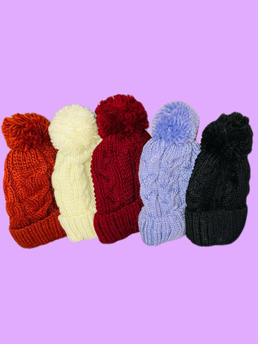 Gorro Tejido Otoño / Invierno Con Interior Chiporro Térmico