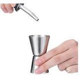 Jigger Medidor Doble Acero Inoxidable Bebidas Tragos Alcohol