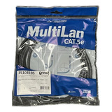 Patch Cord Cat.5 Negro 3 Metros Furukawa 35103105 En Palermo