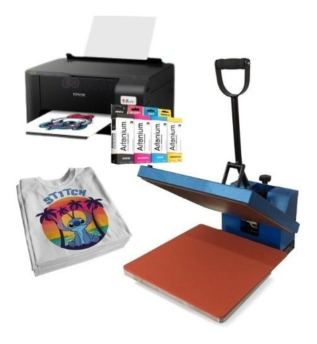 Combo Sublimacion Impresora Epson A4 + Estampadora 38x38