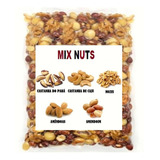 Mix Nuts Castanhas Caju/pará/amêndoas/nozes/amendoim 500g