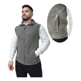 Chaleco Polar Termico Cuello Alto Hombre Uniforme Bolsillos