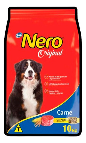 Ração Nero Carne Original Cães Adultos 10kg 