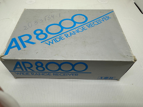 Rádio Receptor Scanner Aor Ar 8000 0.5 A 1.9 Ghz Ar8000