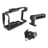 Cage Gaiola Kit Blackmagic 6k / 4k Com Porta Hd E Handle