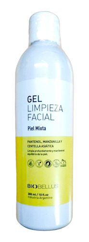 Gel Limpieza Facial Piel Mixta Pantenol Mazanilla Biobellus