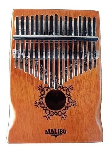 Kalimba Madeira Mahogany - Dó 17 Notas Malibu Kb50