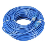 Cable De Red Para Internet 5e 20 Metros Azul Rj45 Categoria