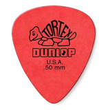 Pua De Guitarra Dunlop Tortex Standard .50mm Red - Paquete D