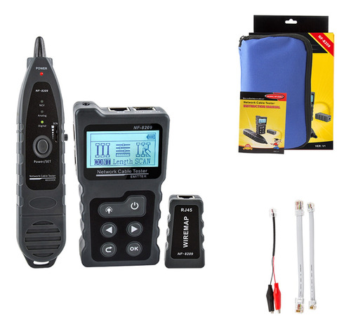 Multi-funcional Lcd Network Cable Tester Wire Tracker Poe