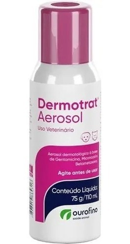 Anti-inflamatório Ourofino Dermotrat Aerosol - 110 Ml