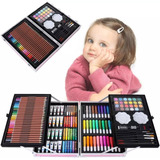 Maleta Set Arte Lapiz Lapices Para Colorear Plumones 145 Pcs