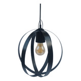 Lámpara Colgante Diseño Átomo Con Foco Filamento Vintage 