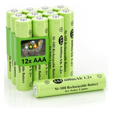 Howardly Bateria Recargable Aaa Ni-mh De 1.2 V, Triple A 600