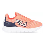 Zapatillas Fila Athlon Kids Salmon/marino/blanco