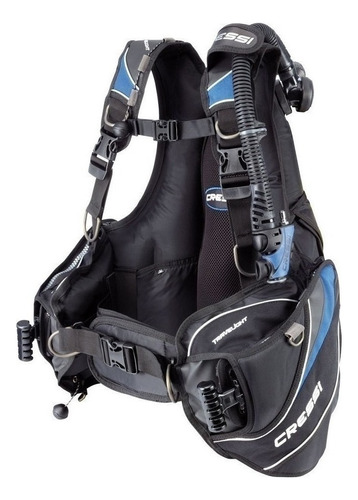 Chaleco Buceo Cressi Bcd Travelight Negro/ Azul Color Negro Talla G