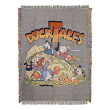 Disneys Ducktales, Manta Tejida Con Diseño De Bolsas De Dine