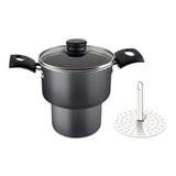 Cuscuzeira Tramontina 1,9l Antiaderente Cozinha Vapor 14cm