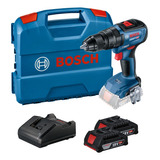 Parafusadeira E Furadeira De Impacto ½  Gsb 18v-50 18v + 2 Baterias 2,0ah + Carregador Rápido Bivolt Bosch Com Maleta