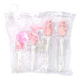 Kit Viajero Botellas Con Spray - Rosa