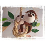 Pendente De Corda Com Macaco Quarto Infantil 