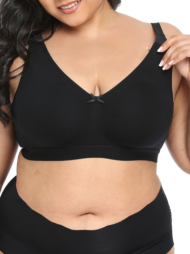 Ropa Interior Femenina Bralettes De Talla Grande Con Cobertu