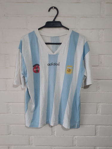 Camiseta De Argentina,1990 Original De La Época, ,adidas Xs
