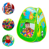 Tienda Carpa Infantil Piscina De 100 Pelotas Mundo Animal