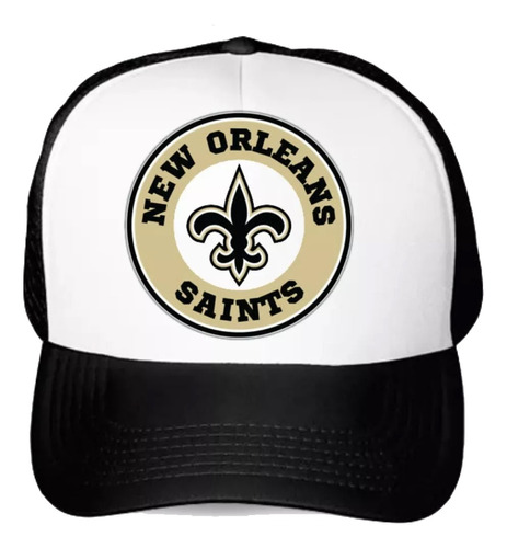 Gorra Nfl Personalizada New Orleans Saints Trucker De Malla