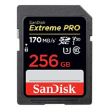 Tarjeta Memoria Sandisk Sdsdxxy-256g-gn4in  Extreme Pro 256g