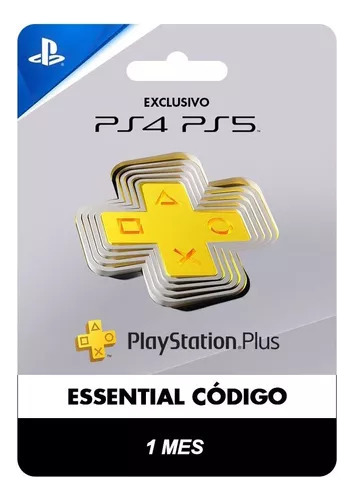 Playstation Plus Esential Ps4 Y Ps5 1 Mes Entrega Inmediata 