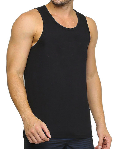 Regata Masculina Camiseta 100% Algodão Blusa Lisa