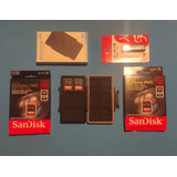 2 Cartões De Memória Sandisk Extreme Pro Sdxc 128gb + Brinde