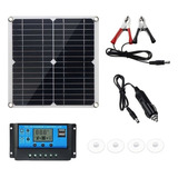 Kit De Panel Solar Monocristalino Controlador 100a 150w